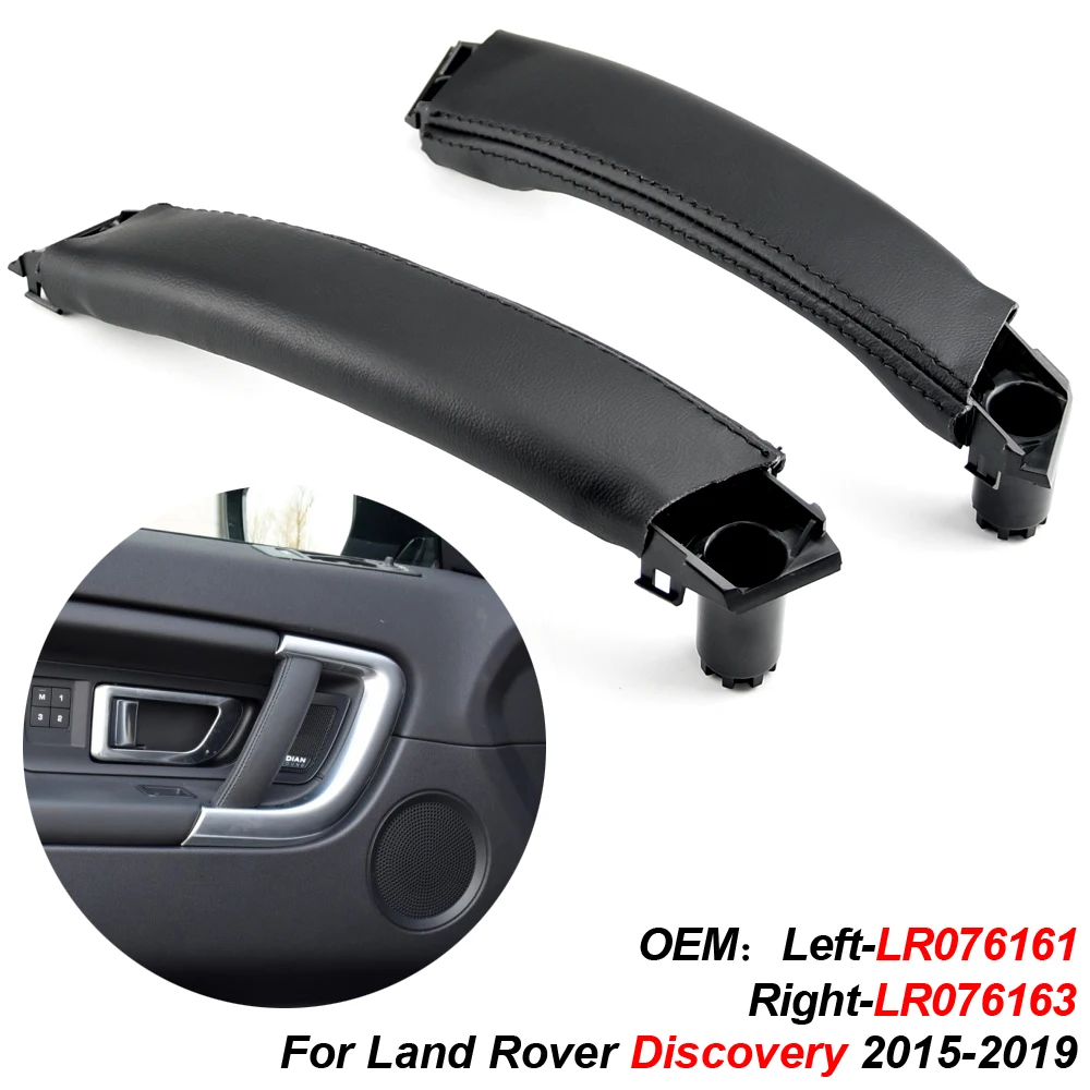 

Left Right Car Interior Door Leather Pull Handle Replacement Fit For Land Rover Discovery Sport 2015 2016 2017 2018 2019