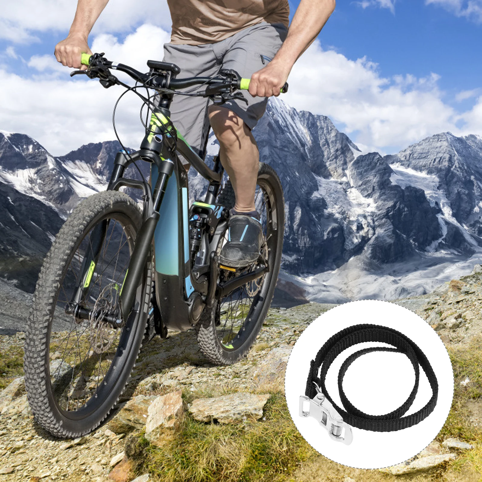 

4pcs Bicycle Pedal Straps Foot Pedal Strap for Mountain Bikes Road Cycling Accessories Ensuring Comfortable Riding Easy Use