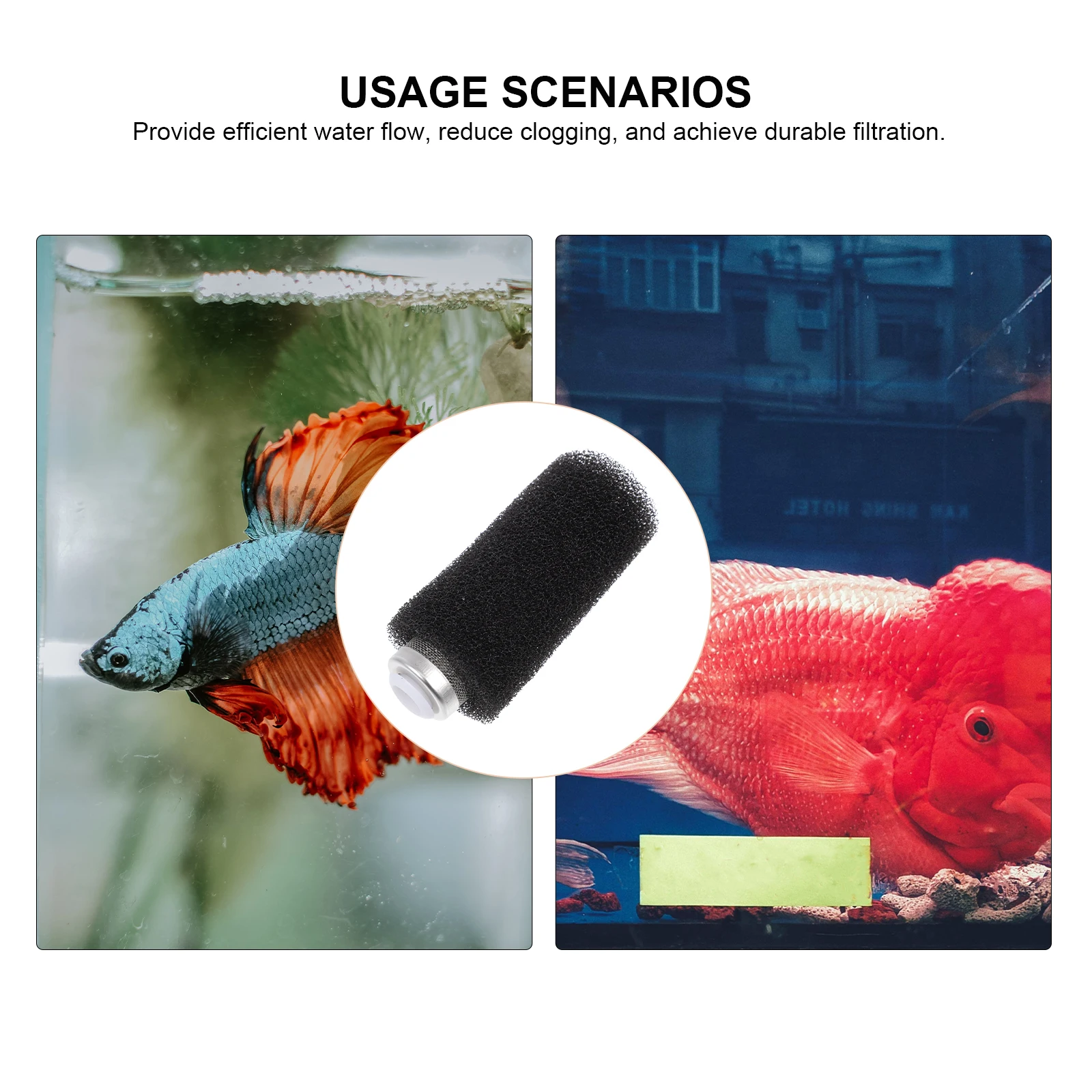 

2 Sets Aquarium Filter Mesh Cover Stainless Steel Waterfall Filter Intake Protector Durable Replacement Prevents Blockage Small