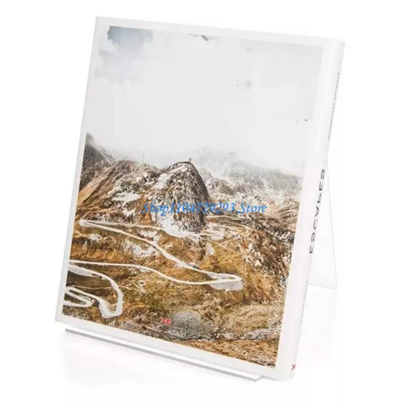 Set of5 Acrylic Display Stand Clear Crystal Clear Vertical Picture Frame Sign Holder Display Stand for Office Home