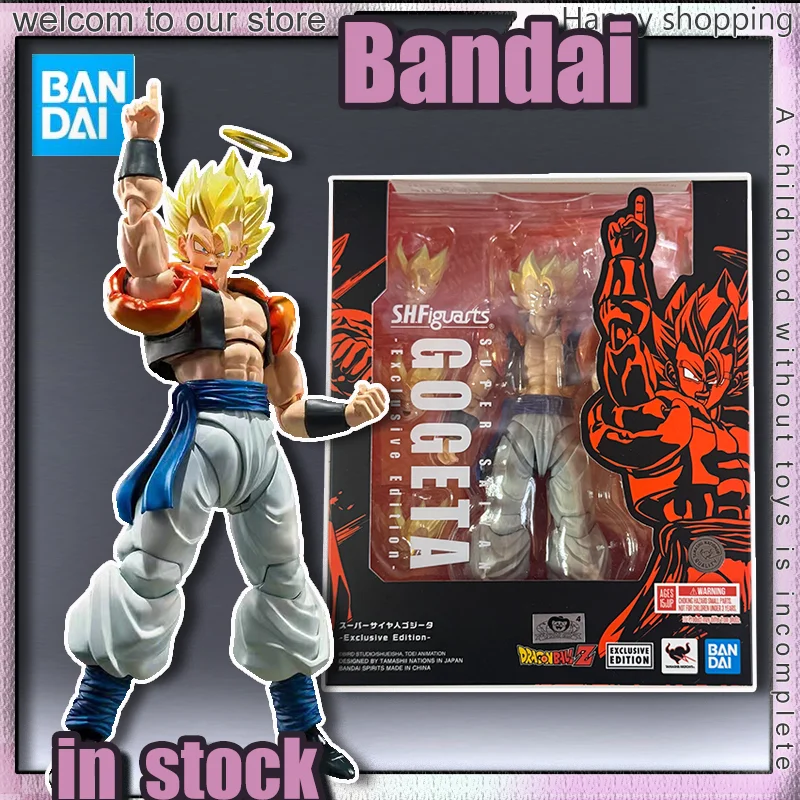 Figura de Acción Bandai S.H.Figuarts Dragon Ball Z Super Saiyan Gogeta, Edición Exclusiva NYCC 2025, Cabello Amarillo, Modelo NYCC, Juguete de Regalo