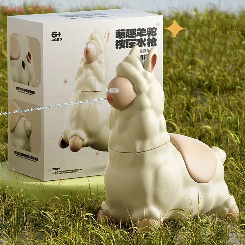 Jouets de pistolet à eau d'alpaga, jouet de pulvérisation d'eau, jouets de tir de combat en plein air d'été, cadeaux de plage, jouets de bain