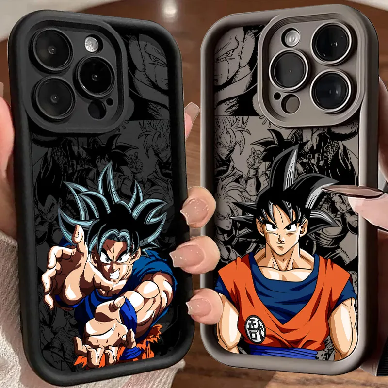 Capa de Telefone para Motorola Moto Edge 70 G86 G56 50 G35 G LAY G85 60 Neo Fusion Pro Ultra 4G 5G Son Goku Kakarot Super Saiyans Anime