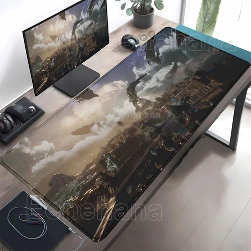 Imagen 2 del producto Juego popular Clair Obscur Expedition 33, alfombrilla antideslizante para ratón, teclado, alfombrilla de ratón de goma, accesorios para oficinas de juegos, alfombrilla de escritorio para PC