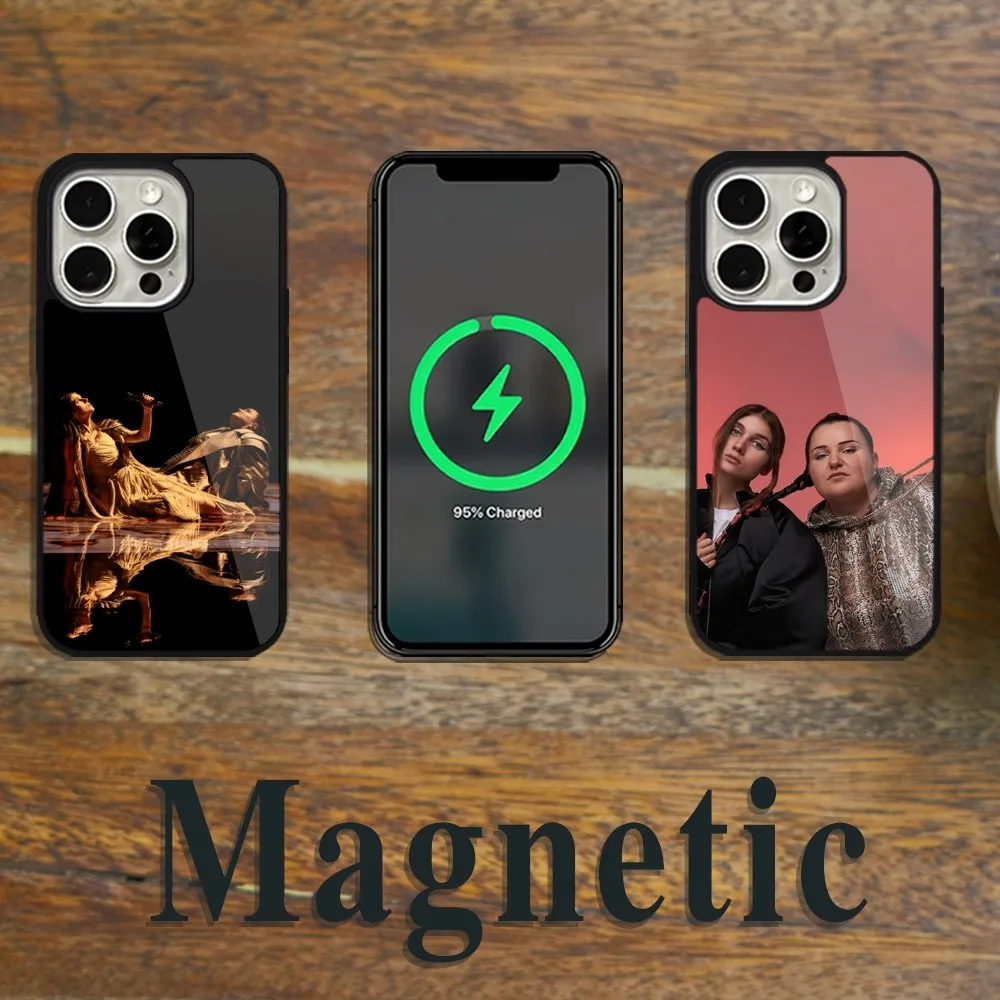 Singer A-Alena Alena& J-Jerry Heil Phone Case Magsafe Magnetic For iPhone 11 12 13 14 15 Pro Max Plus Wireless Charging