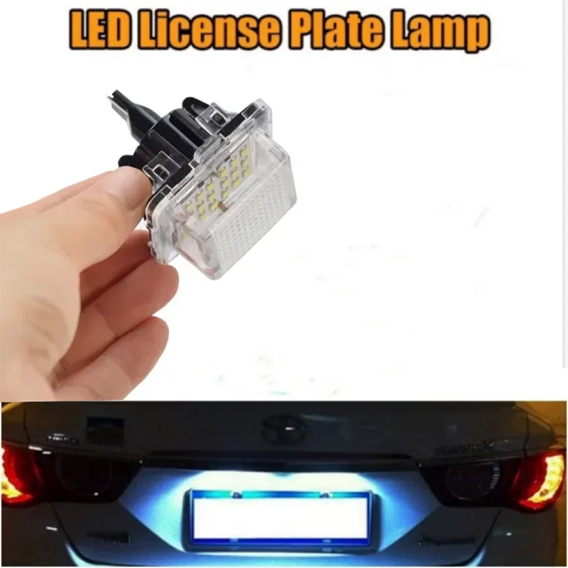 

LED Number License Plate Light for Mercedes Benz C216 W221 C207 S212 W212 S204 W204 C350 C63 AMG E250 E300 E350 Car Accesorios