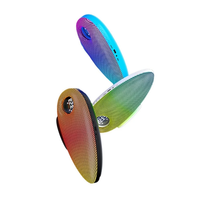 QX2B 호환 휴대용 스피커(HiFi 사운드 디지털 디스플레이 데이터 시간 포함)