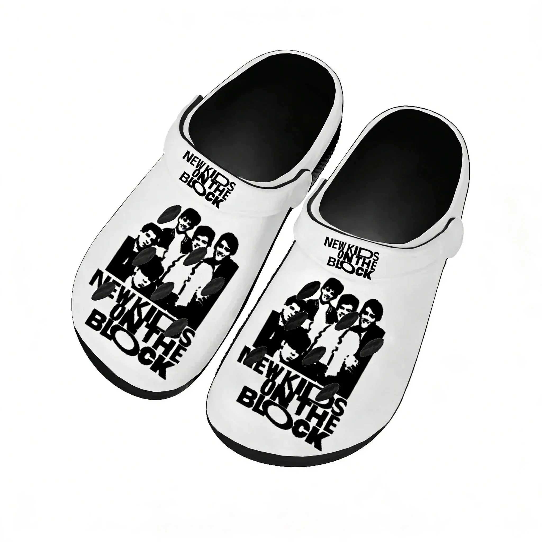 New Kids On The Block Water Shoes Mens Womens Comfortable Home Garden Clogs Customizd Sandals Beach Breathable Hole Slippers