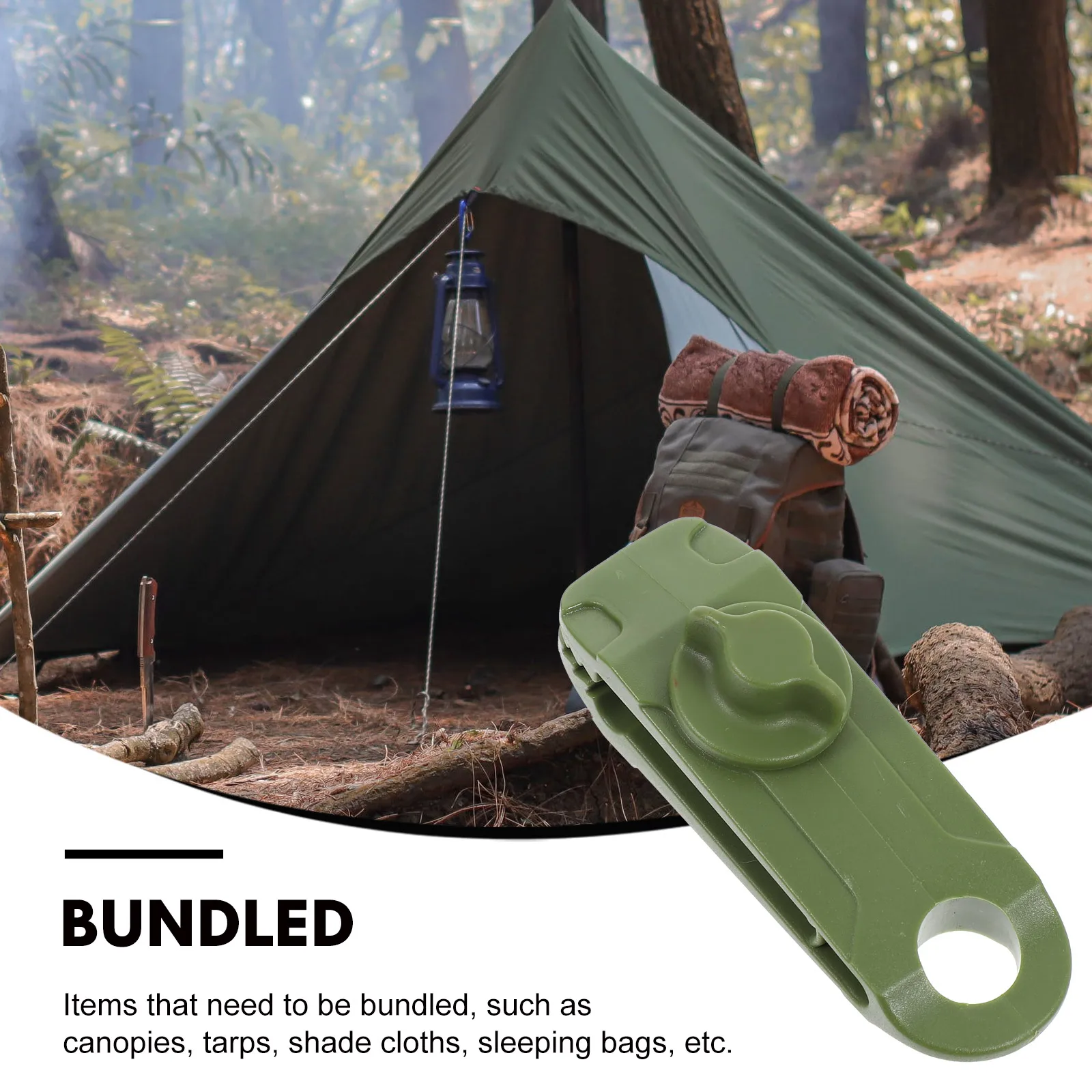 

12 Pcs Tent Clips Heavy Duty Lock Grip Tarp Clamps Adjustable Shark Hook Camping Outdoor Gear Wind Rope Buckles Fixing
