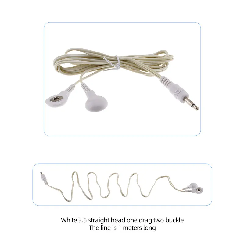 Low frequency pulse therapy instrument wire audio output two button electrode wire electrical therapy instrument connection wire