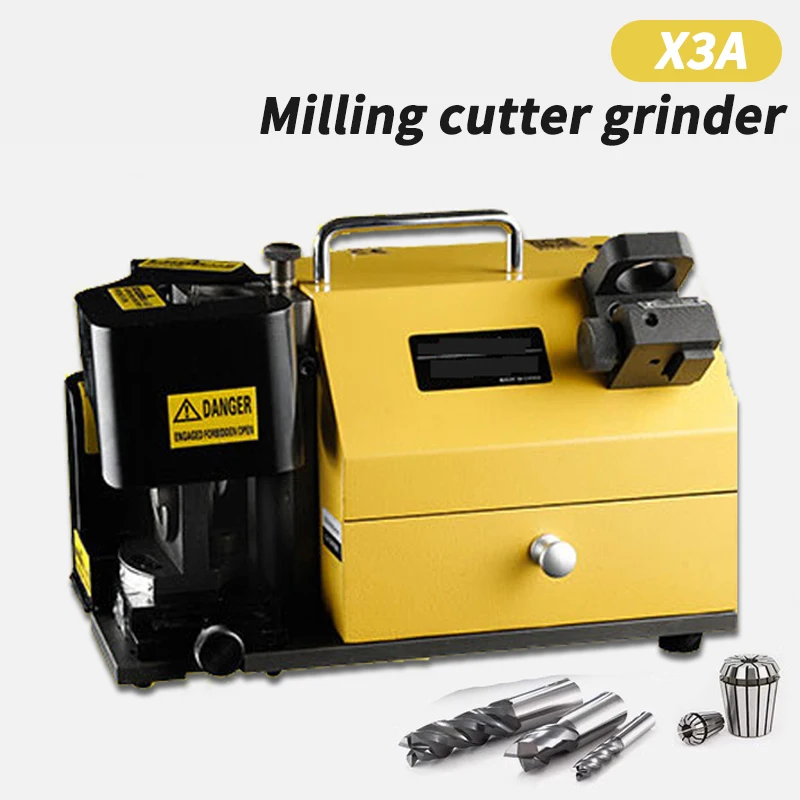 Tungsten Steel Milling Cutter Angle Grinder Bit Sharpening Tool 4-20MM X3A Drill Sharpener Electric Grinding Sharpening Machine