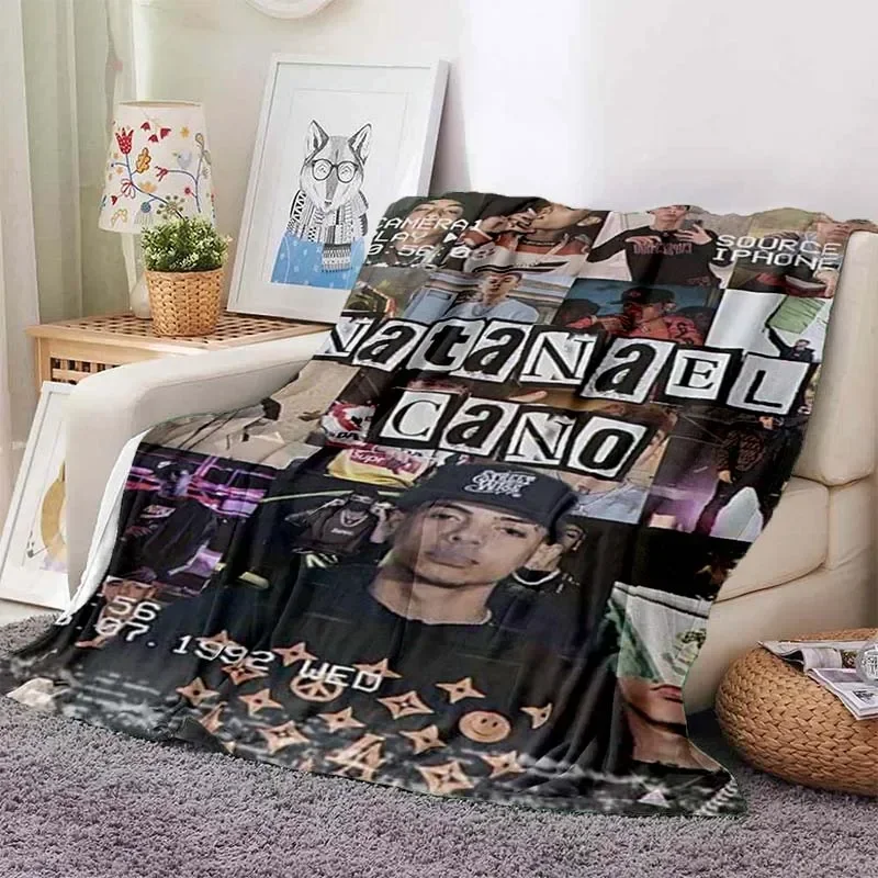 Free Anuel AA Rapper Hip Hop Singer Blanket,Soft Throw Blanket for Home Bedroom Bed Sofa Picnic Travel Office Cover Blanket Kids