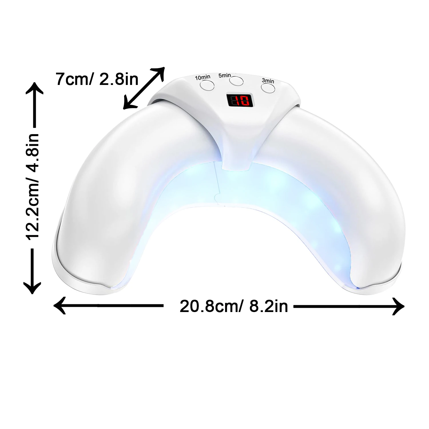 진균성 손발톱 레이저 기기 - 속효성 손발톱 진균증 및 내성발톱 치료, 발톱 및 손톱 곰팡이 제거로 발 관리