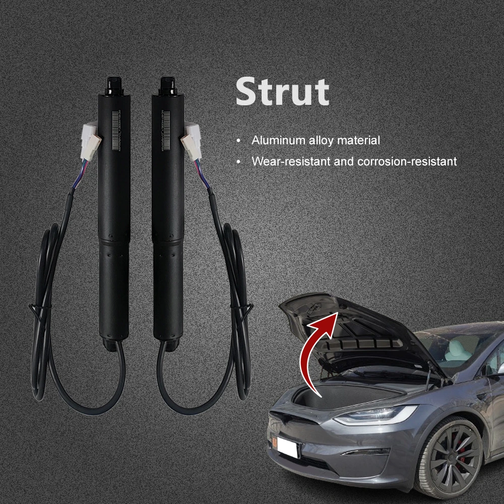 Kit Power Frunk compatível com Tesla Model X 2021-2024 Abridor elétrico de porta-malas dianteiro e mais próximo Atualização automática de conversão Frunk