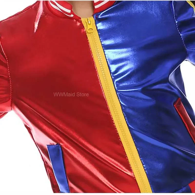 2025 New Kids Squads Girls Costume Printing Jacket Shirt Pants Gloves Accessory Suicide Quinns Cosplay Hallow abc