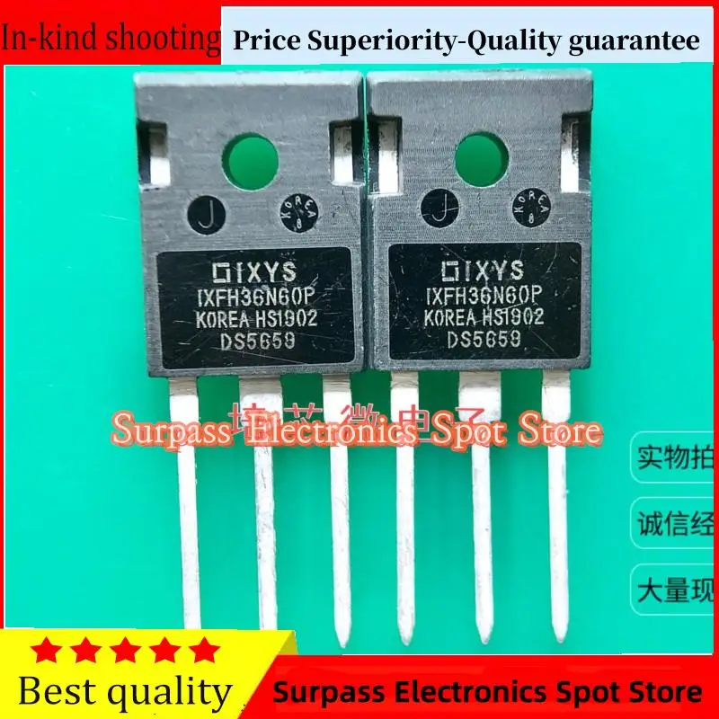 

10PCS-100PCS IXFH36N60P TO-247 600V 36A MOS Price Superiority-Quality guarantee