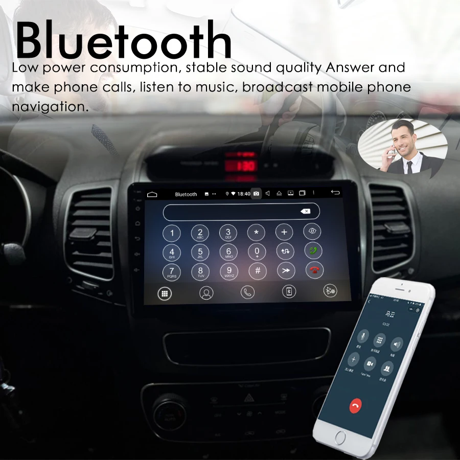 128GB ROM Android 14 Radio 2Din para Kia Sorento II XM 2012 - 2021 navegación GPS pantalla táctil estéreo reproductor de vídeo Multimedia para coche
