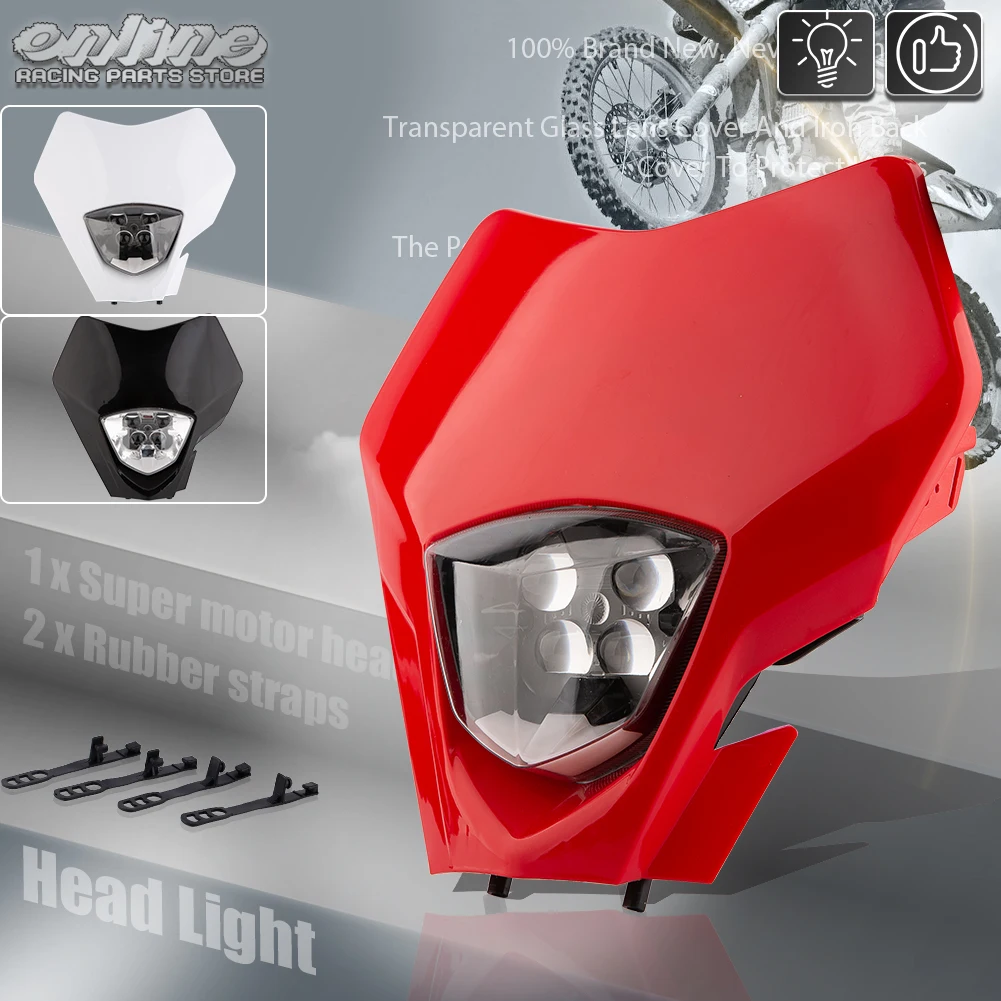 

Motorcycle Headlight Headlamp LED Head Light Supermoto Fairing For Gas Gas EC 250 300 250F 350F EX300 250F 350F 450F MC 250F 45