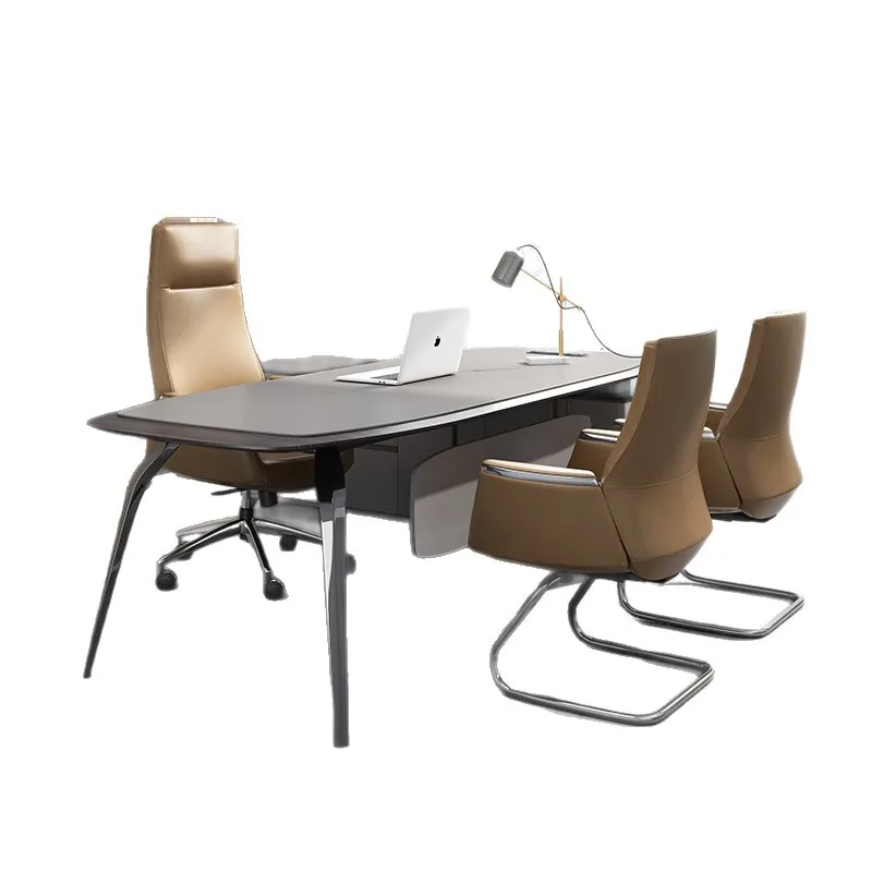 

is simple and modern, manager's president's office, chairperson's office combination