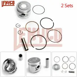 Engine Parts 53mm Bore for Honda Rebel CA 250 DD250 CBT250 CMX250 82-14 Cylinder Piston Pin 15 Rings Set Motorcycle Accesories