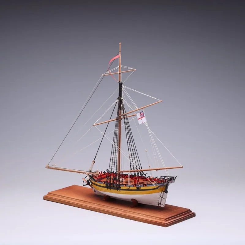 1/96 Ancient Sailing Ship Scene Model Kit Alert Ship Model Kit Toy Ornaments Port Model Gift DIY Handmade Kit