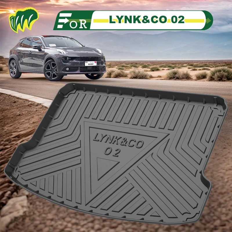 

For LYNK&CO 02 Hatchback 2021 2020 2018-2022 Custom Fit Car Trunk Mat All Season Cargo Mat 3D Shaped Laser Measured Trunk Liners