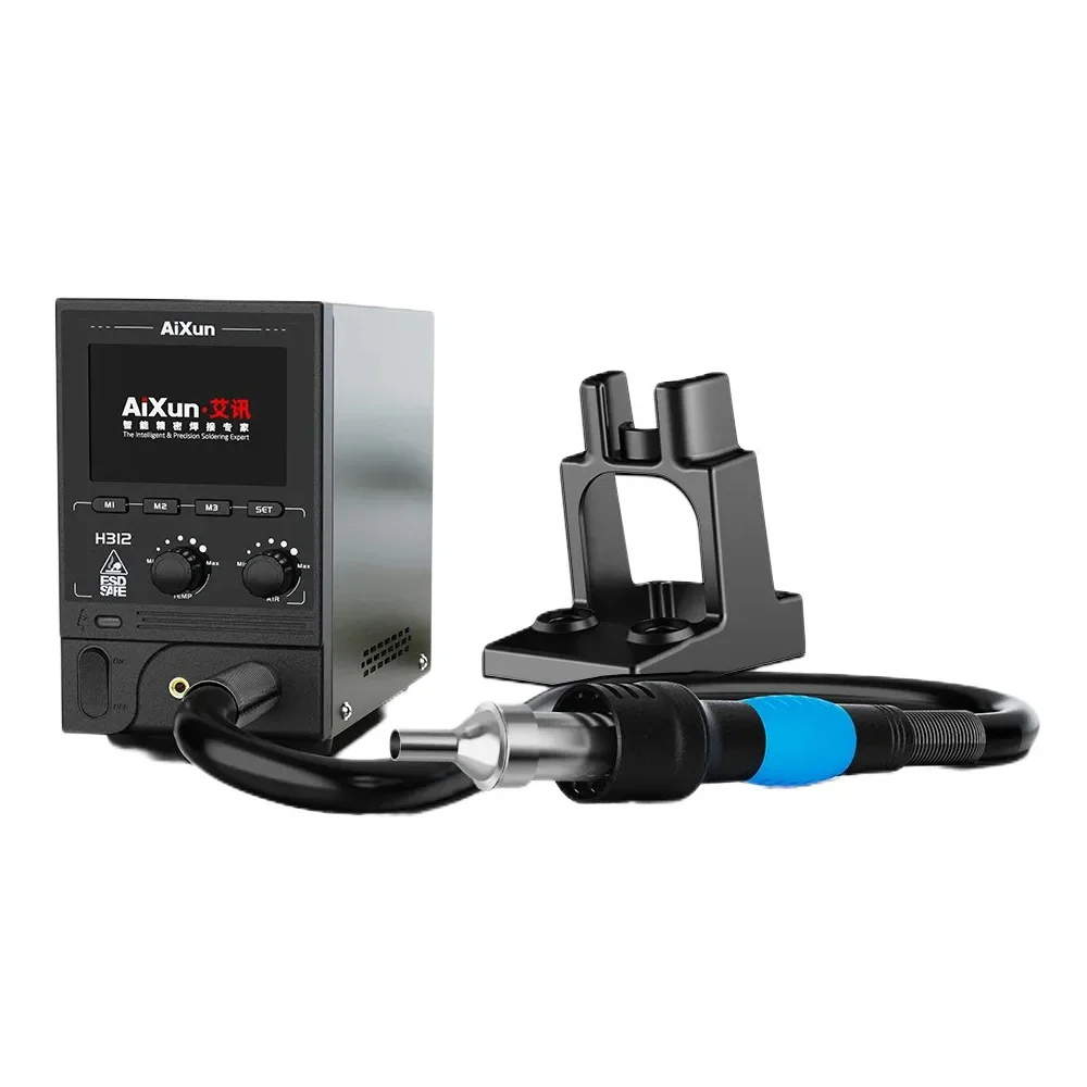 

Aixun H312 1400W Hot Air Gun, Smart Rework Station, 3.5" IPS Screen, WiFi OTA, 100-500°C 220V for Soldering Desoldering Repair