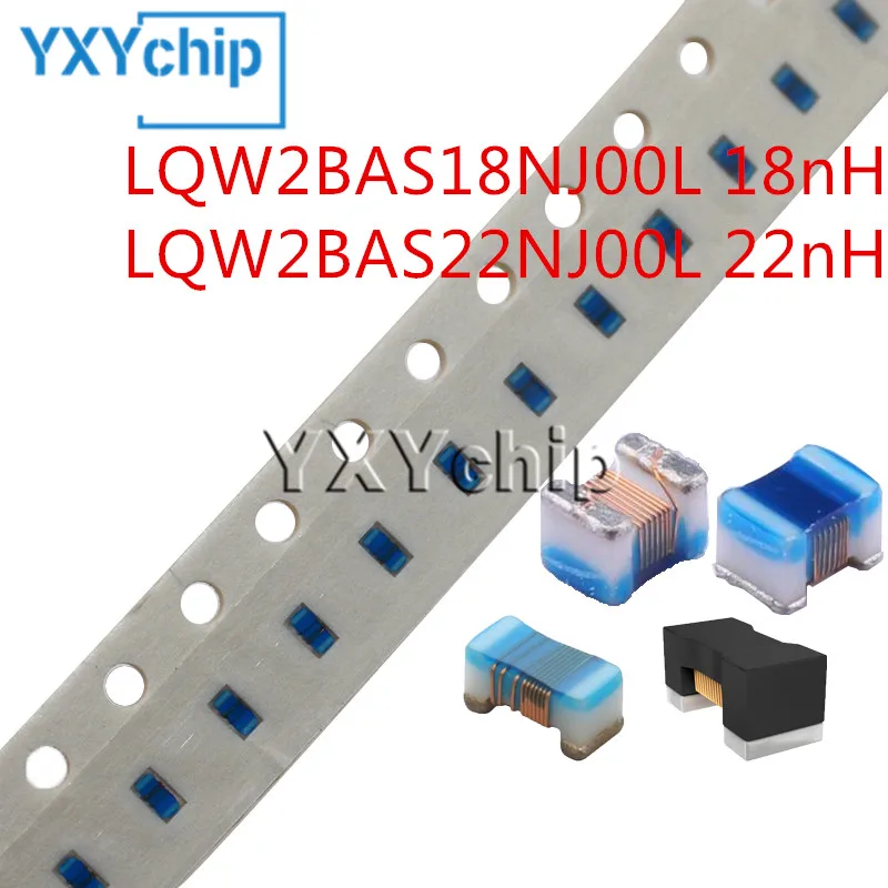 

20pcs Lqw2bas18nj00l Lqw2bas22nj00l Smd Wirewound Rf Inductor 0805 18nh 22nh 5% 2012 High Frequency Inductance