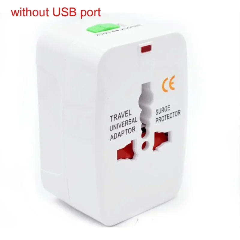 Adaptateur de prise de courant alternatif tout-en-un, convertisseur de chargeur mural universel de voyage dans le monde entier, Port de chargement USB, prise électrique EU UK US AU