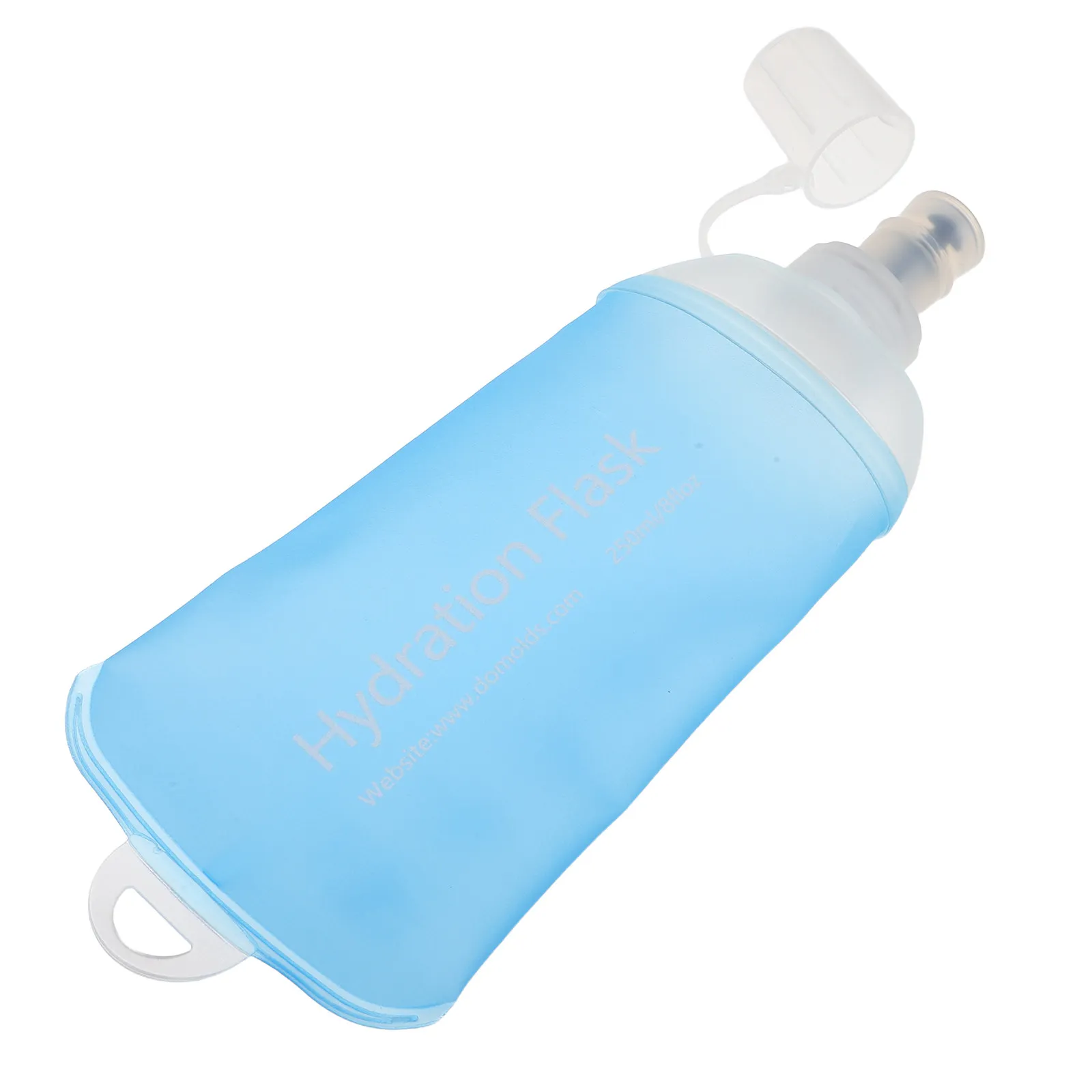 Portable Collapsible Soft Water Bottle for Running Cycling Hiking Fitness Outdoor Sports Leakproof Silicone Handheld Hydration