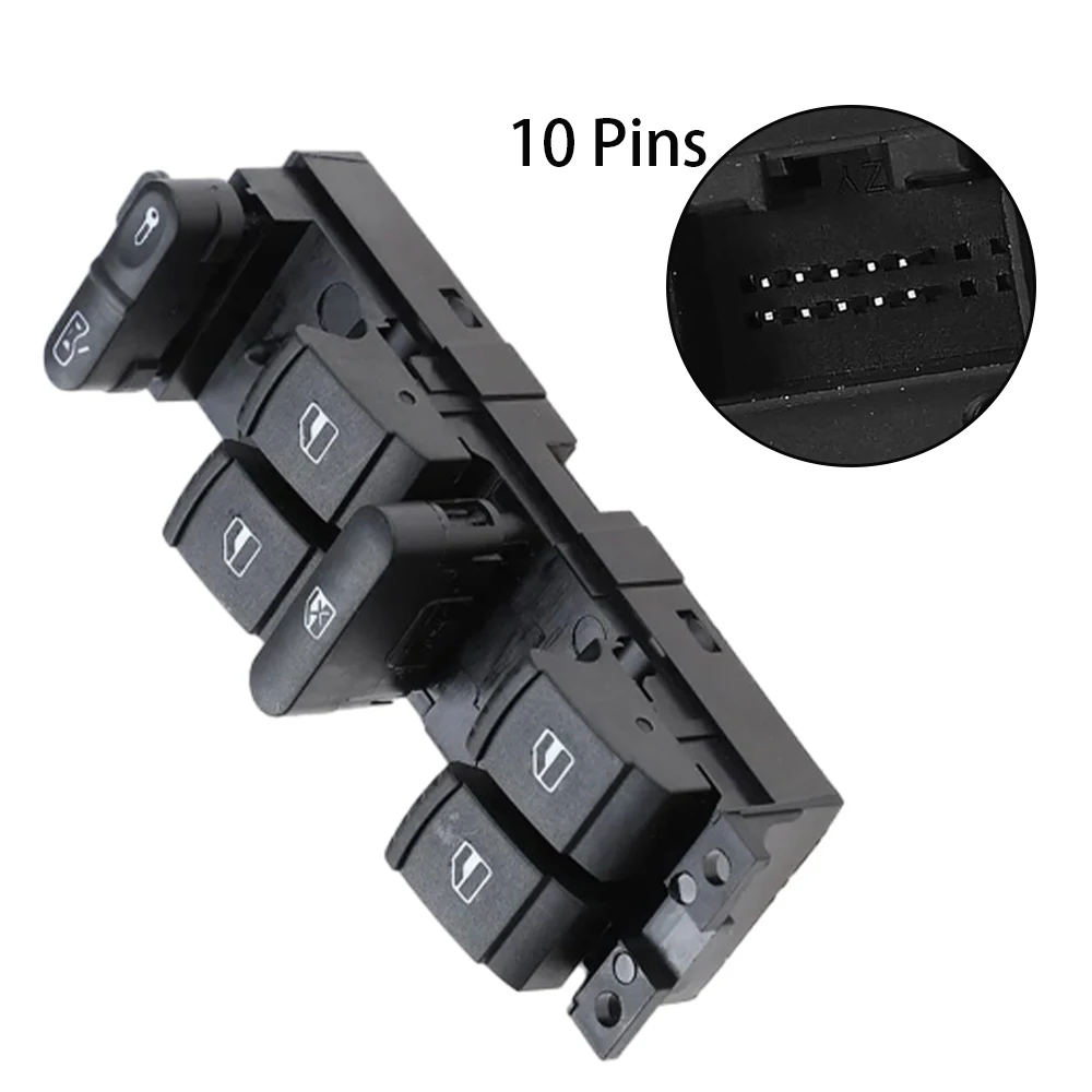 10 Pins Electric Window Power Switch Button 18G959857A for Volkswagen Golf Bora MK4 1999-2004 for Jetta Power Window Switch