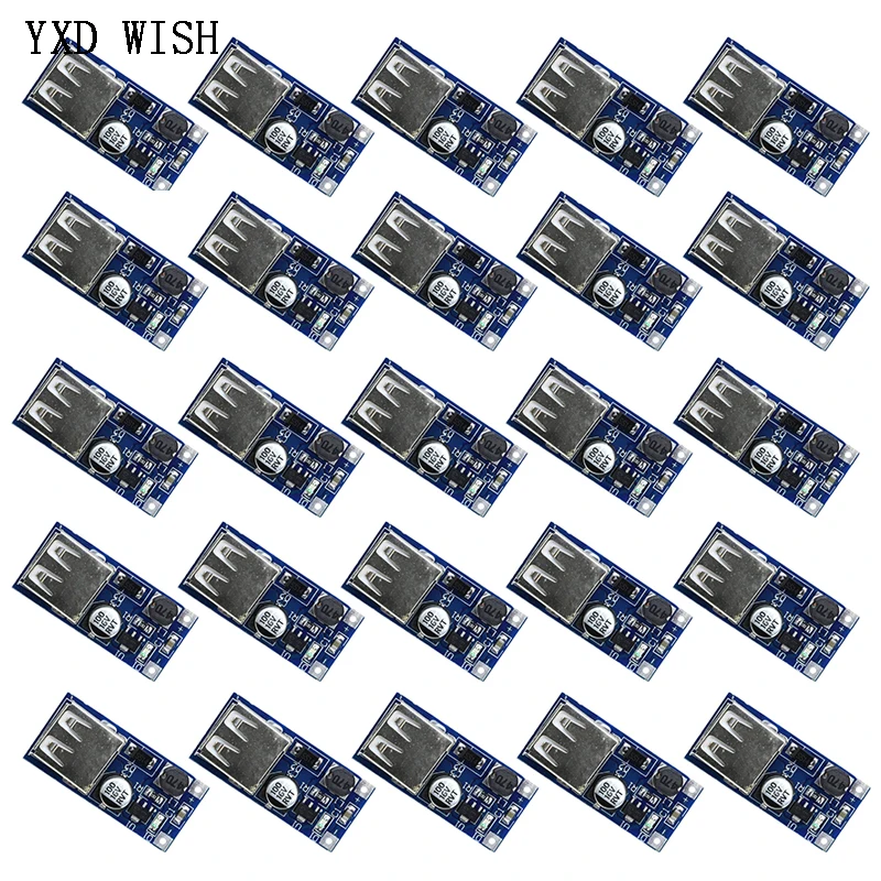 100pcs DC-DC USB Output Charger Converter Step Up Power Boost Module 0.9V ~ 5V To 5V USB Mobile Power Supply Boost Board