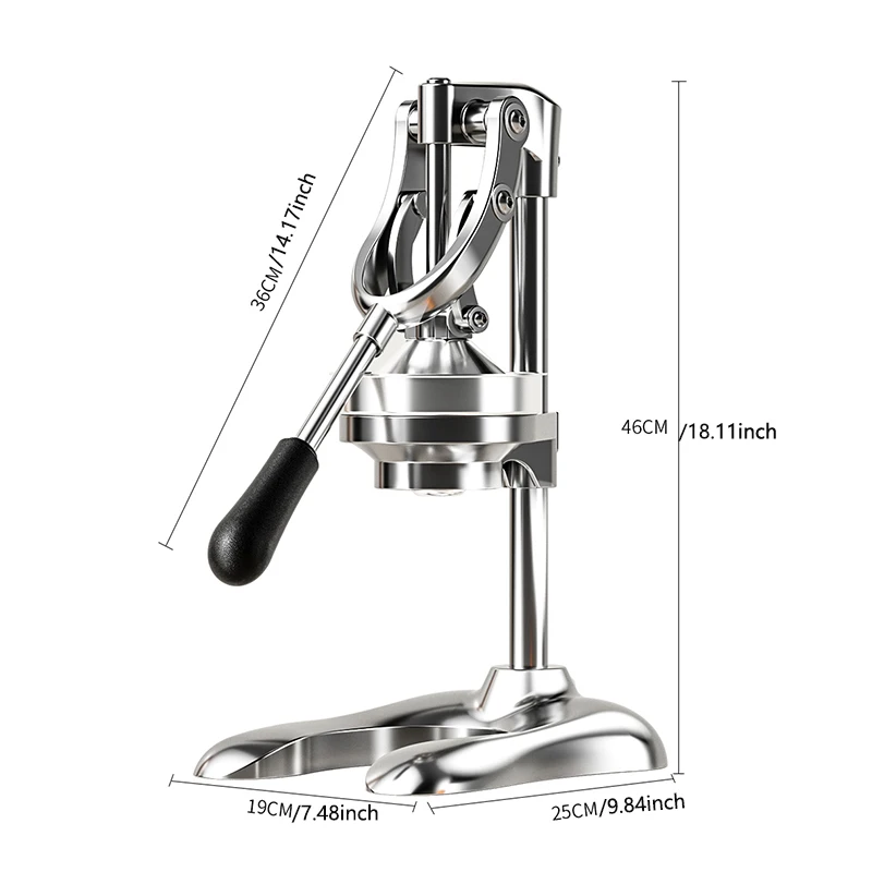 Wholesale Price Manual Fruit Juicer Stainless Steel Manual Orange Lemon Squeezer Juicer