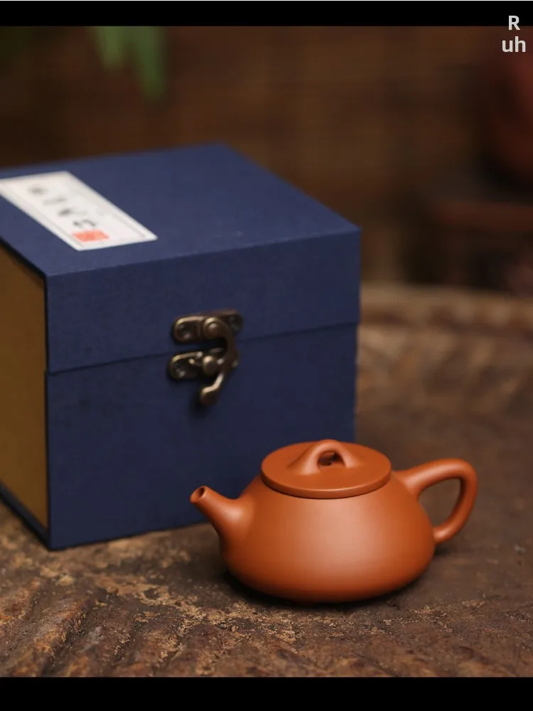 

Набор для чаепития Гунфу: Чайник из глины Yolky ручной работы для начинающих, для домашнего использования, оригинальный, из яично-желтой глины, подарочный.