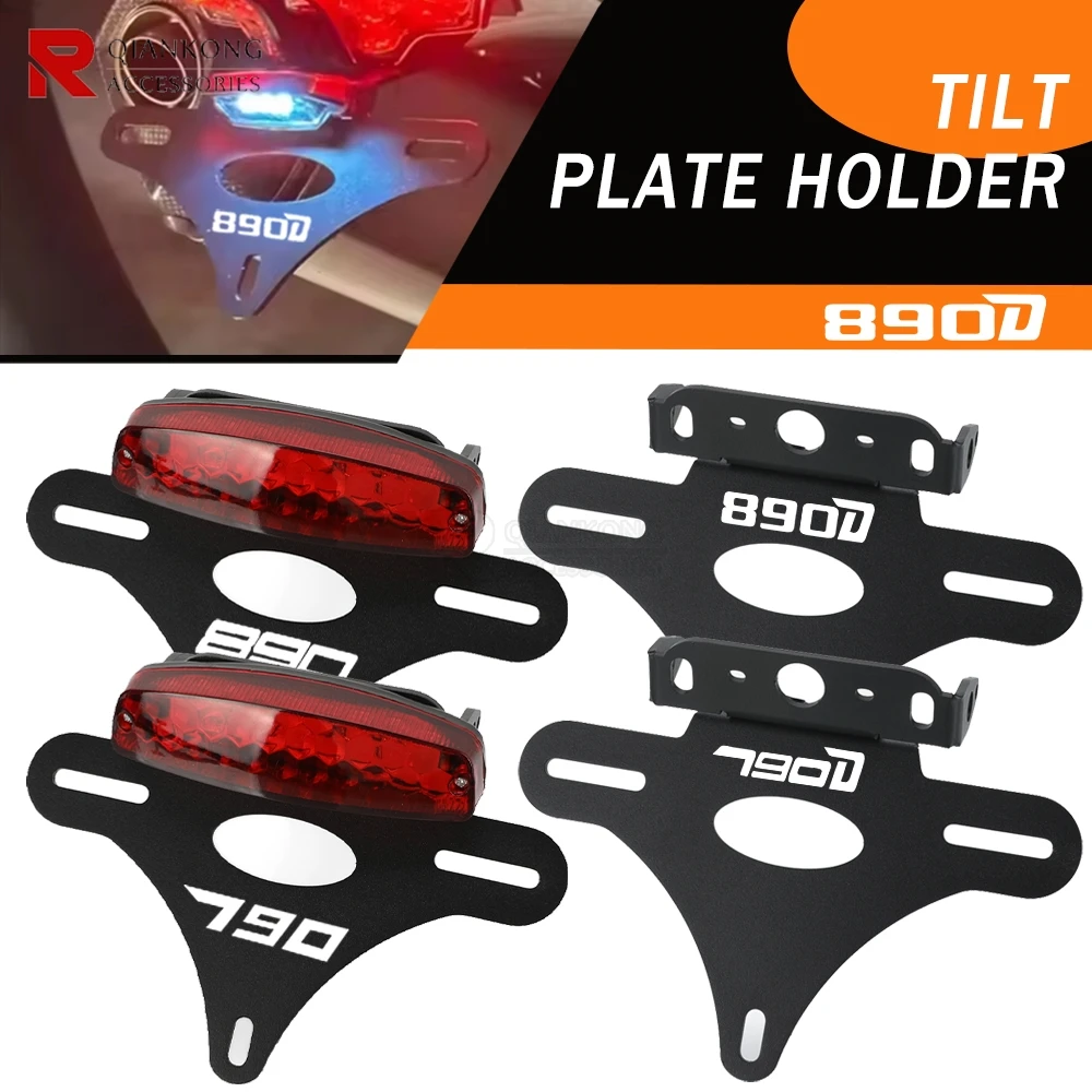 

Для 790 890 Duke R/GP 2018-2022-2023-2024 держатель номерного знака мотоцикла, кронштейн, задний хвост, аккуратное крыло, комплект для устранения 890Duke