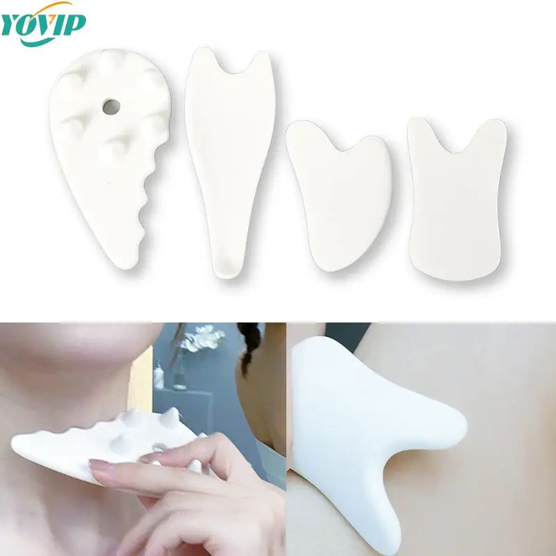 

Ceramic Scrapping Plate Scraper Face Lift Massager Gua Sha Board Skin Face Relax Sliming Eye Neck Thin Lift Beauty Tool