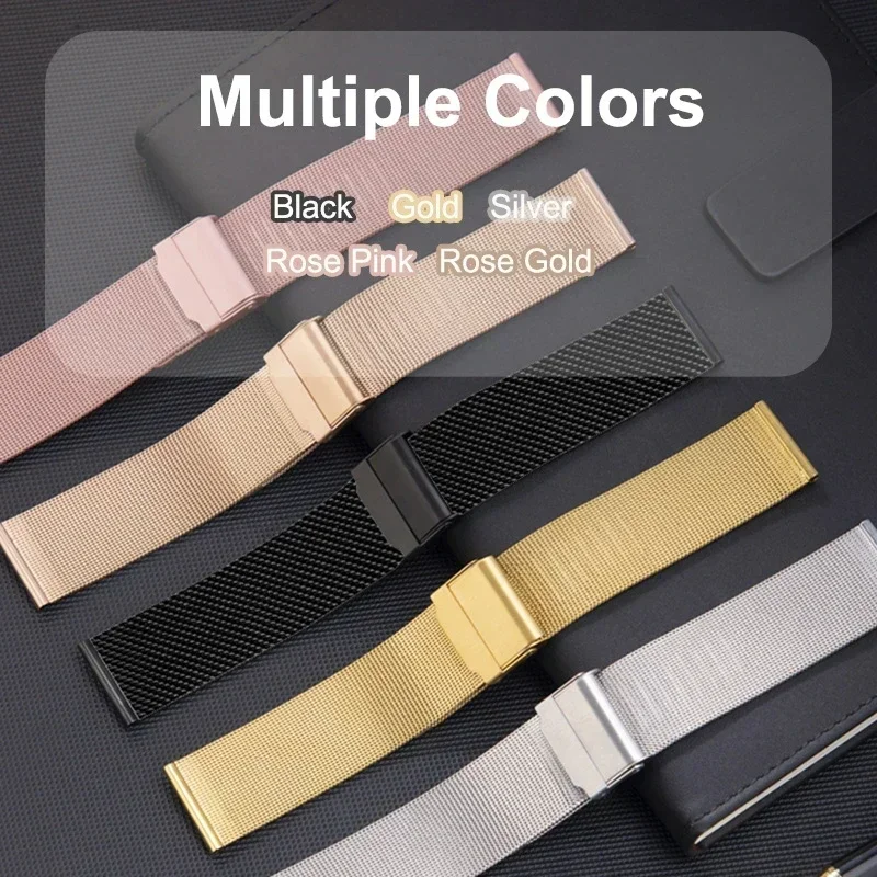 Metal Milanese Watchband For Xiaomi Redmi Watch 5/3Active 5/3 Lite Stainless Steel Replacement Strap Wrist Bracelet