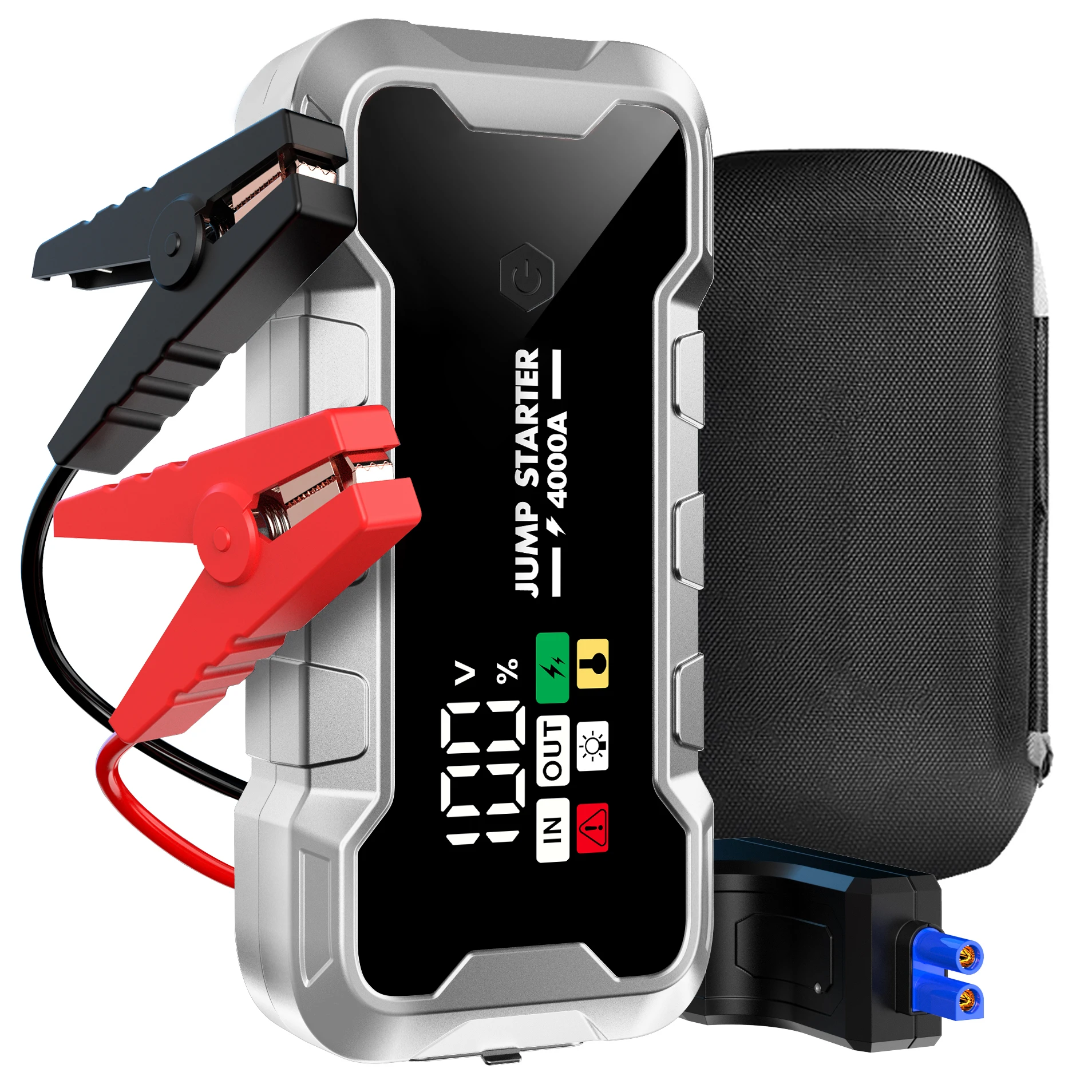 Portable Jump Starter 4000A - Super Capacitor 4000A Jump Starter Portable