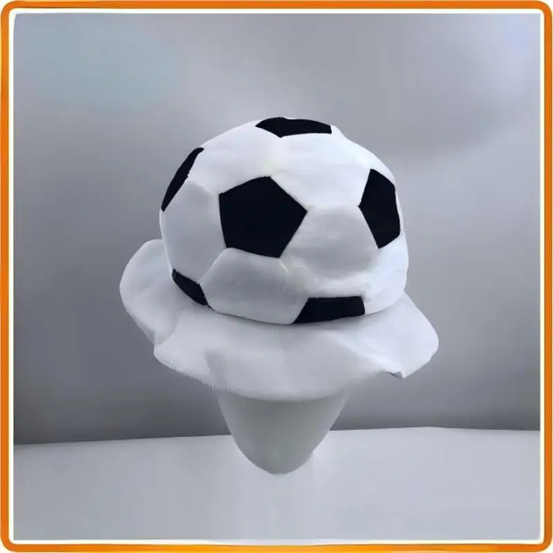Soccer Party Hats Plush Football Hat Soccer Ball Costume Hat Cheer Leading Football Games Celebration Hat Sports Cap