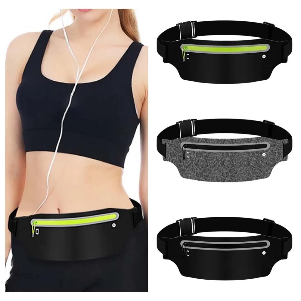 

Phones Under 7.5 in Slim Thin Waist Bag Lightweight Waterproof Chest Pack Bag Nylon Crossbody Fanny Pack Men/Women