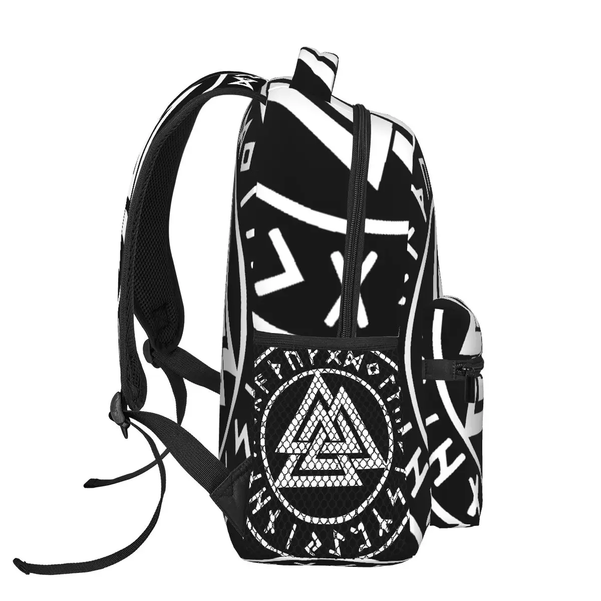 Valknut Symbol Casual Backpack Unisex Students Leisure Travel Computer Backpack