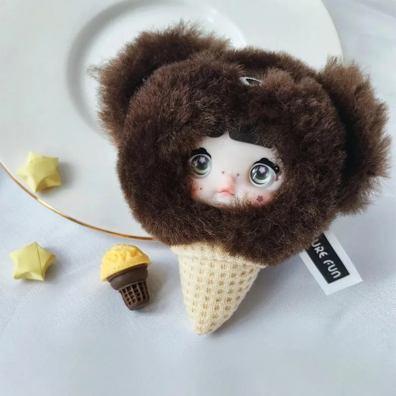 ‌ Novo genuíno nommi doçura 100% caixa cega boneca de pelúcia, mistério kawaii chaveiro animal de pelúcia, bonito presente colecionável para meninas