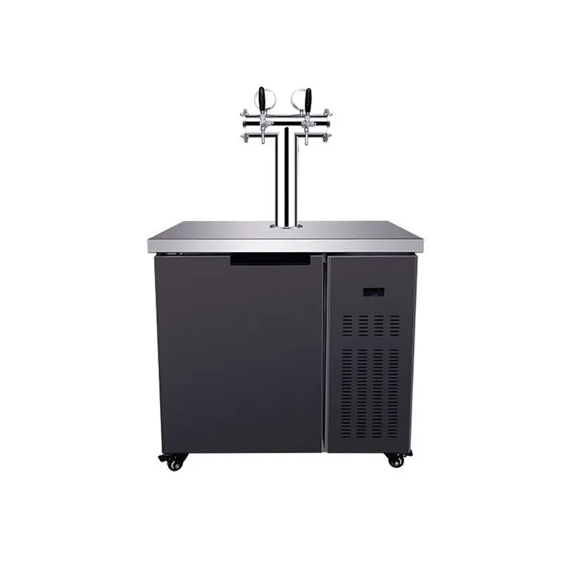 Hot Sale Full-Sized Commercial Beer Tap Beverage Dispenser Tower Automatic Mobile Beer Dispenser Stainless Steel Cooler for - view 2