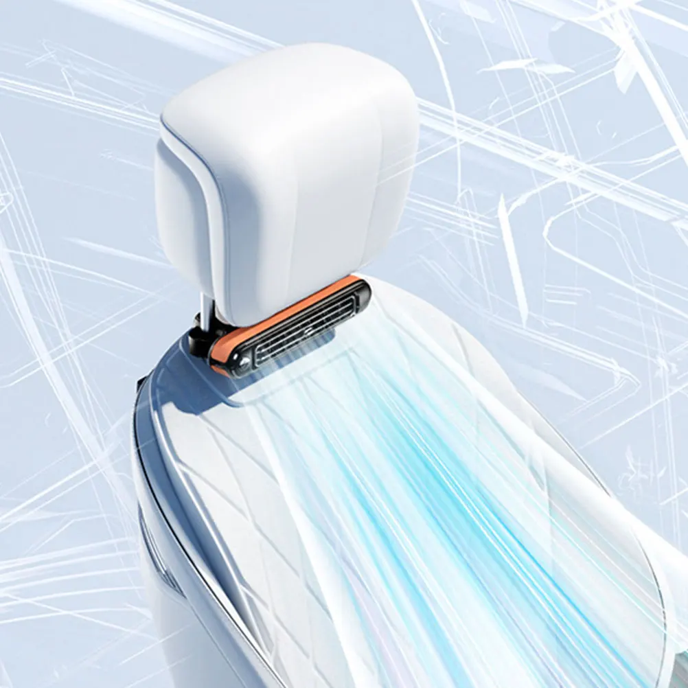 

Car Fan Fans for Cars Electric Cooling Rear Plastic Portable Auto Usb Powered Dashboard