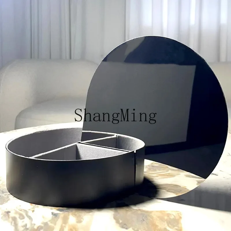 

CL water drop mirror jewelry box light luxury storage box model room cloakroom dresser ornament