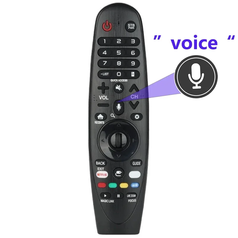 

New Magic Voice TV Remote Control AN-MR650A for L Smart LED TV Remote Control with Voice Function and Flying Mouse Function