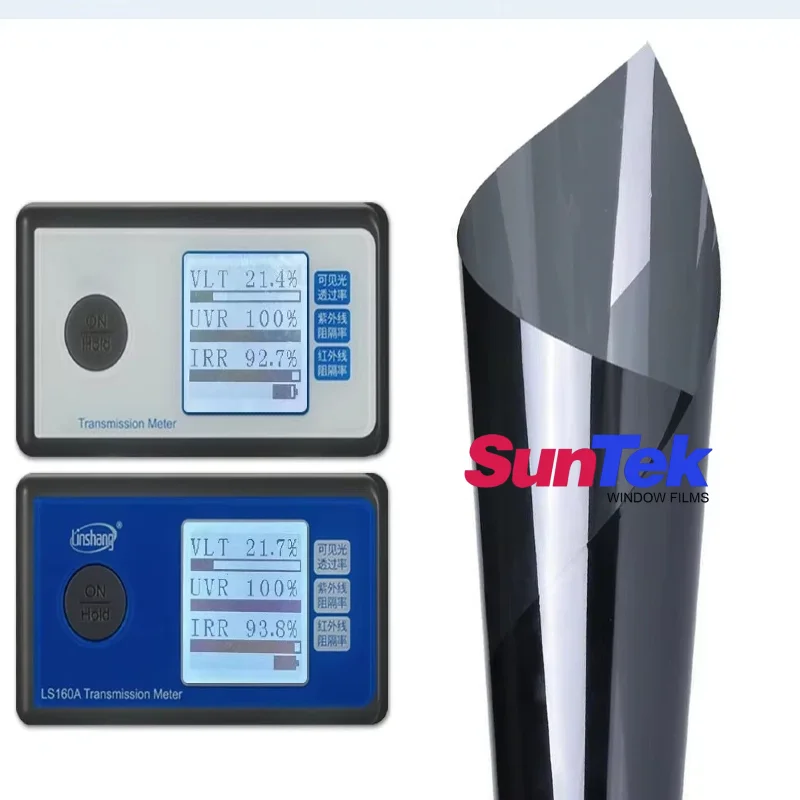 Suntek 2090 Window Film Heat-Blocking & UV-Protective Automotive Window Film Privacy Window Film VLT 20% 1.52M x 30M Roll