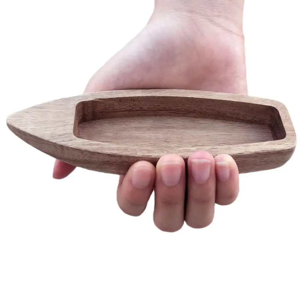 

Natural Wooden Wooden Boat Decor Unfinished Home Statue Fishing Boat Model Miniature Small Model Boat Model Ornaments