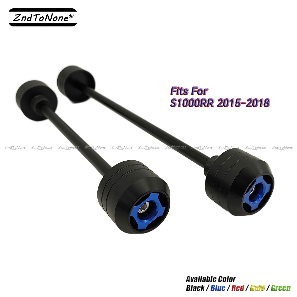 

Front Rear Axle Wheel Fork Sliders Protector For BMW. S1000RR 2015-2018 Motorcycle Left Right Side Drop Fall Crash Guard Bobbins