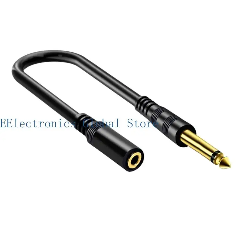 462B 6.35Mm Male To 3.5Mm Female Mono Adapter 1/4Inch To 1/8Inch Sound Adapter Wire For Amplifiers And Speaker In Home Sound